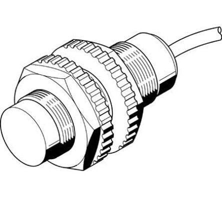 Festo Inductive Threaded Barrel Proximity Sensor, M30, 15 mm Detection, 20 →320 V [SIED-M30NB-ZS-K-L-PA]; 288-8300