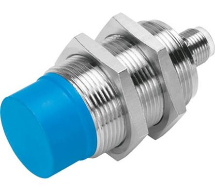 Festo Inductive Threaded Barrel Proximity Sensor, M30, 15 mm Detection, 20 →320 V [SIED-M30NB-ZS-S-L]; 288-8301