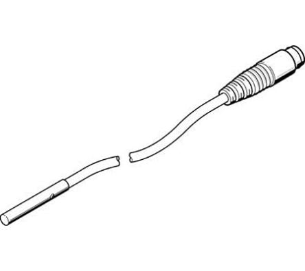 Festo Inductive Threaded Barrel Proximity Sensor, 1 mm Detection, 10 → 30 V [SIEH-3B-NS-S-L]; 288-8404