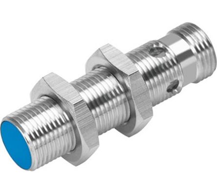 Festo Inductive Threaded Barrel Proximity Sensor, M12, 6 mm Detection, 10 → 30 V [SIEH-M12B-NS-S-L-CR]; 288-8408