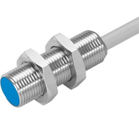 Festo Inductive Threaded Barrel Proximity Sensor, M12, 6 mm Detection, 10 → 30 V [SIEH-M12B-PS-K-L-CR]; 288-8409