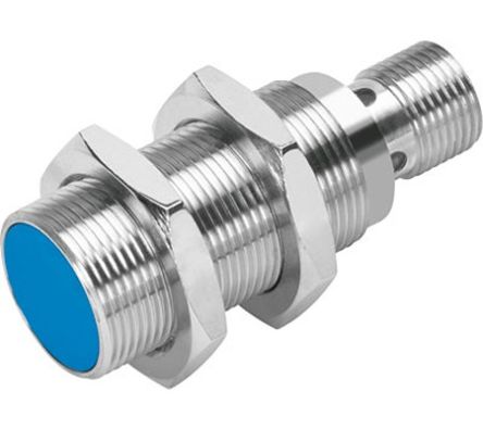 Festo Inductive Threaded Barrel Proximity Sensor, M18, 10 mm Detection, 10 → 30 V [SIEH-M18B-NS-S-L-CR]; 288-8412