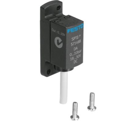 Festo Pressure Sensor, 10 - 30V dc, IP40 -1 bar [SPTE-V1R-F-B-2.5K]; 288-8461