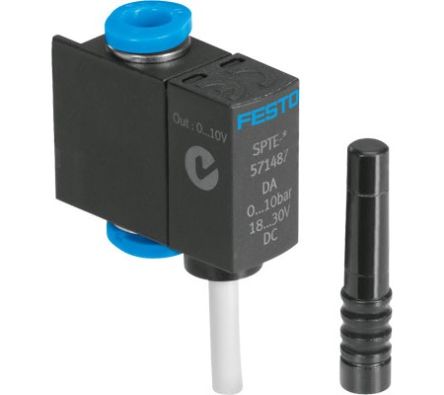 Festo Pressure Sensor, 10 - 30V dc, IP40 -1 bar [SPTE-V1R-Q3-B-2.5K]; 288-8463