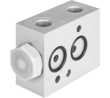 Festo VABS series G 1/4 Sub Base for use with Valves, 2999476 [VABS-S7-BE-B-G14-V14]; 288-8545