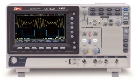 RS PRO, 200MHz Bench Digital Oscilloscope, 2 Digital Channels [0]; 288-9853