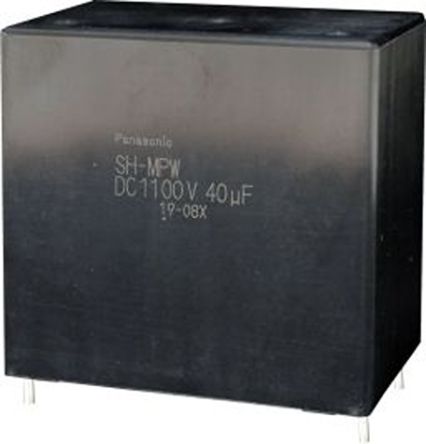 Panasonic EZPV Polypropylene Film Film Capacitor, 1kV dc, ±10%, 30μF, Through Hole [EZPV1A306MTS]; 288-9926