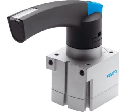 Festo Manual 4/3 Way, Pressurised Pneumatic Manual Control Valve VHER Series, M5, 4mm, 3410684 [VHER-P-H-B43U-B-M5]; 289-0606