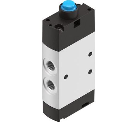 Festo Manual 5/2 Way, Monostable Pneumatic Manual Control Valve VMEF Series, G 1/8, 5.2mm, 8031328 [VMEF-SCZ-M52-M-G18]; 289-0623