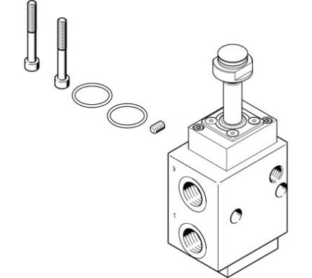 Festo Monostable Pneumatic Solenoid Valve - Electrical G 1/2 VOFC Series [VOFC-LT-M32C-MC-FG13-F19]; 289-0635