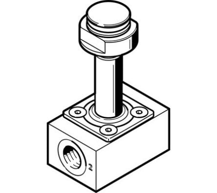 Festo Monostable Pneumatic Solenoid Valve - Electrical G 1/4 VOFD Series [VOFD-L12T-M32-MN-G14-8-F19]; 289-0650