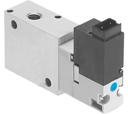 Festo 3/2 Open, Single Solenoid Pneumatic Solenoid Valve - Electrical M5 VOVG Series 24V dc, 560700 [VOVG-L10-M32U-AH-M5-1H3]; 289-0668