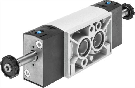 Festo 5/3 Exhausted Pneumatic Solenoid Valve - Electrical G 1/4 VSNC Series [VSNC-F-P53E-MD-G14-F8]; 289-0725