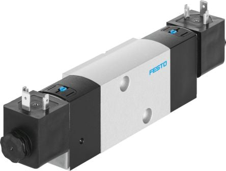 Festo 5/2 Double Solenoid Pneumatic Solenoid Valve - Electrical G 1/4 VSNC Series 24V dc [VSNC-FT-B52-D-G14-FN-1A1]; 289-0734