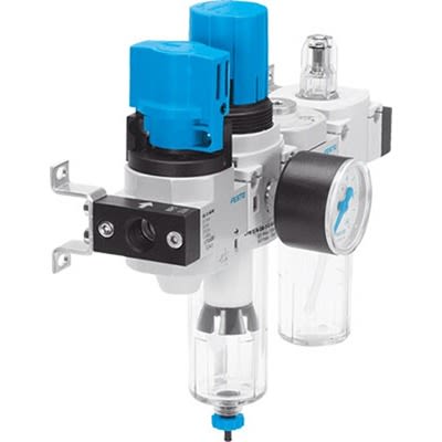 Festo FRC Filter Regulator, 40μm, G 1/8, Automatic, 12 bar, 185816 [FRC-1/8-D-MINI-KC-A]; 289-0847