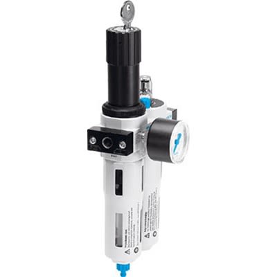 Festo FRC Filter Regulator, 40μm, G 1/2, Automatic, 12 bar, 194913 [FRCS-1/2-D-MIDI-A]; 289-0866