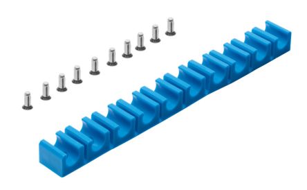 Festo 10 Tubes PE Tube Clip, For Tube Diam. 4mm [KK-3]; 289-0897