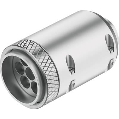 Festo Pneumatic Quick Connect Coupling, PK-6 Hose Barb, Tube [KSV6-7]; 289-0907