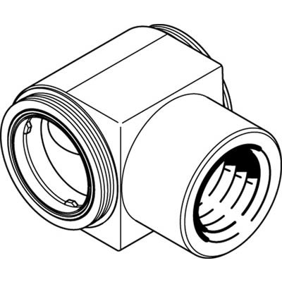 Festo LK-1/4 Series, G 1/4 to G 1/4 Female, 9173 [LK-1/4]; 289-0921