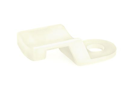 HellermannTyton Natural Cable Tie Mount 8 mm x 19mm, 5mm Max. Cable Tie Width [151-02156 TY3F1-PA66-NA]; 289-0960