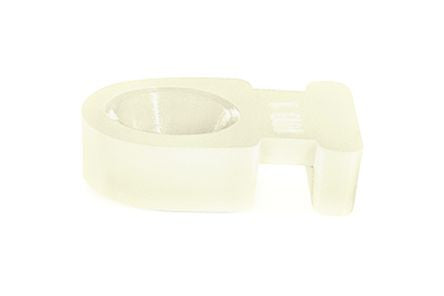 HellermannTyton Natural Cable Tie Mount 8 mm x 12.5mm, 2.6mm Max. Cable Tie Width [151-28119 MB1-PA66-NA]; 289-0962