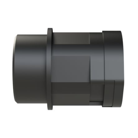 Straight Connector, Conduit Fitting, 23mm Nominal Size, M32, Polyamide 6, Black [ALND-M323]; 289-1170