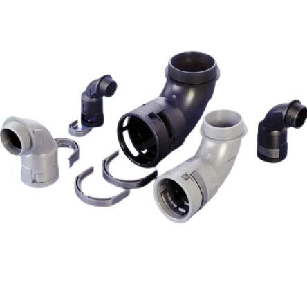Conduit Fitting, 10mm Nominal Size, M50, Polyamide 6, Black [BVBV-M506]; 289-1196