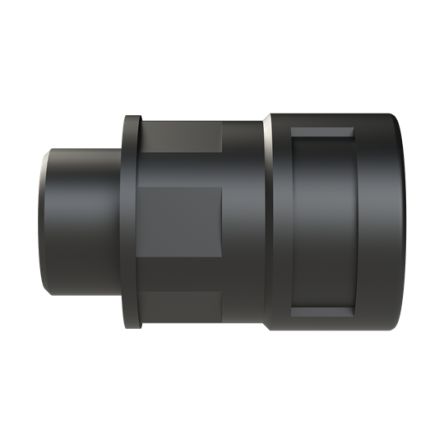 Straight, Conduit Fitting, 17mm Nominal Size, M20, Polyamide 6, Black [BVND-M207GT]; 289-1201