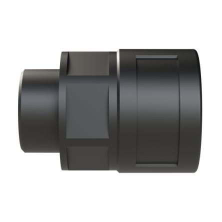 Straight, Conduit Fitting, 23mm Nominal Size, M25, Polyamide 6, Black [BVND-M253GT]; 289-1203