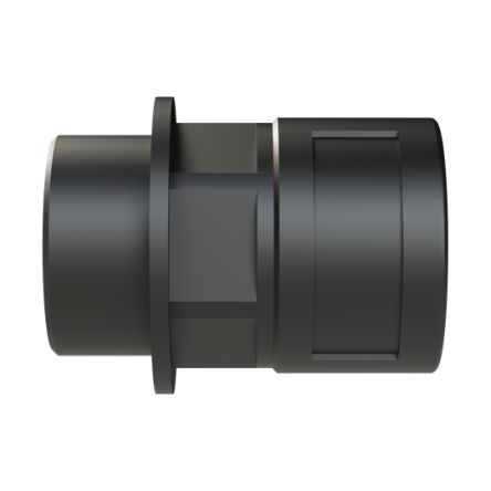 Straight, Conduit Fitting, 23mm Nominal Size, M32, Polyamide 6, Black [BVND-M323GT]; 289-1205