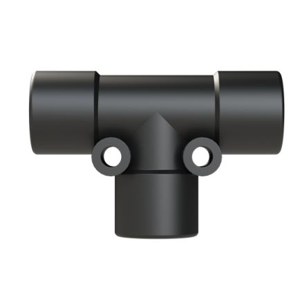 T Piece, Conduit Fitting, 10mm Nominal Size, Polyamide 6, Black [BVTD-101010GT]; 289-1237