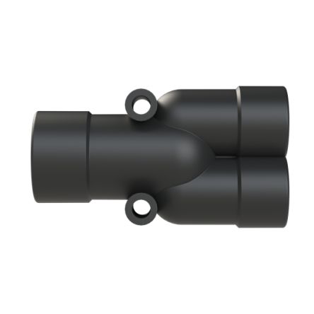 T Piece, Conduit Fitting, 17mm Nominal Size, Polyamide 6, Black [BVYR-171212]; 289-1247