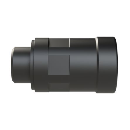 Straight, Conduit Fitting, 10mm Nominal Size, M16, Polyamide 6, Black [NKNH-M160-10]; 289-1279
