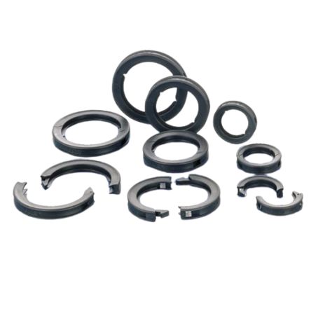 Water Jet Break Ring, Conduit Fitting, 23mm Nominal Size, Nylon 6, Black [WPS-NW23]; 289-1354