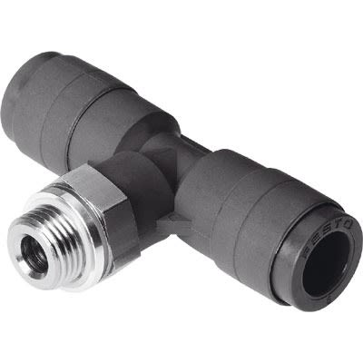 Festo QST-V0 Series Push-in Fitting, G 3/8 Male, Threaded Connection Style, 186344 [QST-V0-G3/8-12]; 289-1408