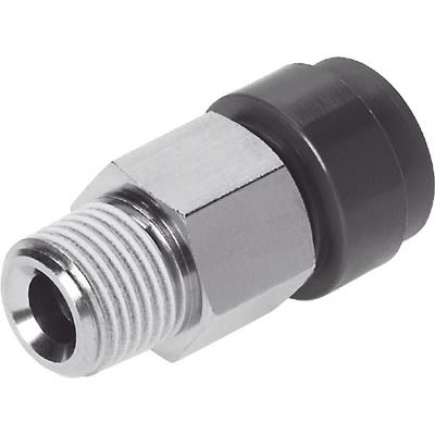 Festo QS-V0 Series Push-in Fitting, R 1/8 Male, 132888 [QS-V0-1/8-4]; 289-1409