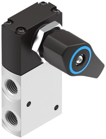 Festo Manual 3/2 double solenoid Pneumatic Manual Control Valve VHEF-ES Series, G 1/4, 2.5mm, 4106815 [VHEF-EST-B32-G14]; 289-1543