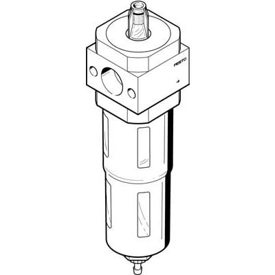 Festo LFMB series 1μm 2bar to 12 bar Pneumatic Filter with Automatic drain [LFMB-D-MAXI-DA-A]; 289-1686
