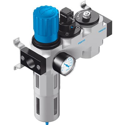 Festo LFR Filter Regulator, 40μm, G 3/4, Manual, 16 bar, 192450 [LFR-3/4-D-DI-MAXI-KD]; 289-1709