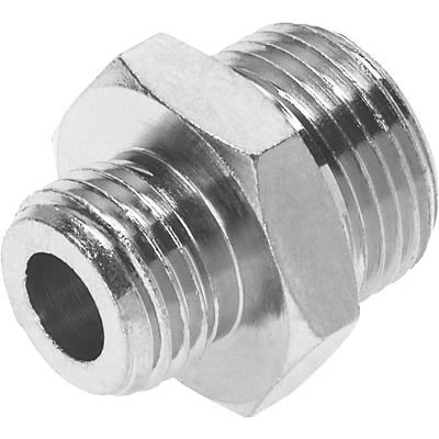 Festo NPFC Series Nipple, M3 to M3, Threaded Connection Style, 8069210 [NPFC-D-2M3-M]; 289-1832