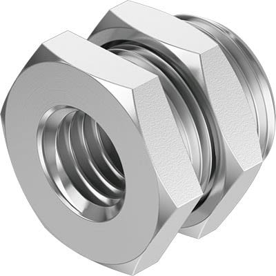 Festo NPFC-H-G14-F Series, G 1/4 to G 1/4, Threaded Connection Style, 8069241 [NPFC-H-G14-F]; 289-1866