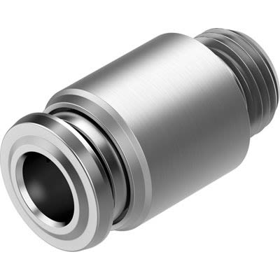 Festo NPQR-DK-G18-Q6 Series Push-in Fitting, G 1/8 Male, 8085662 [NPQR-DK-G18-Q6]; 289-1981