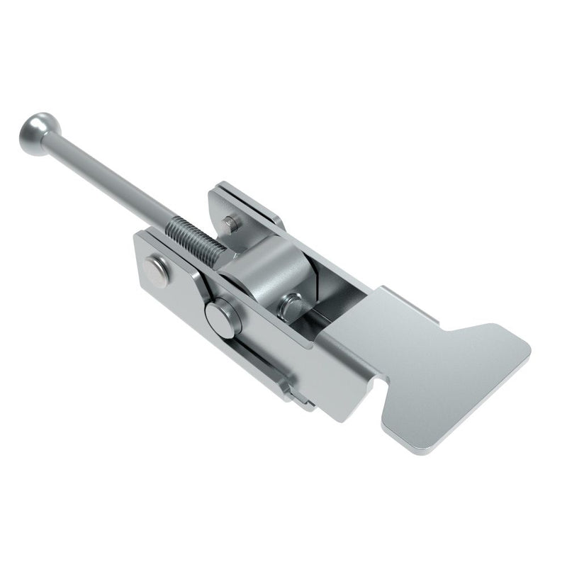 SOUTHCO Over-center Draw Latch, Medium Size, Type A Keeper, Steel, Zinc Plate, Bright chromate, Without vinyl grip [A1-10-501-10]