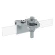 SOUTHCO Rotary Latch Striker, Flat Rod Mounting, Steel, Zinc Plate [A5-95-101]