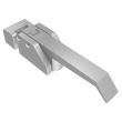 SOUTHCO Compression Latch, Over-Center Lever Latch, No Restriction, Non-locking, 10-32 Tapped Mounting Holes, Zinc Alloy, Powder Coat, Silver [A7-10-301-75]