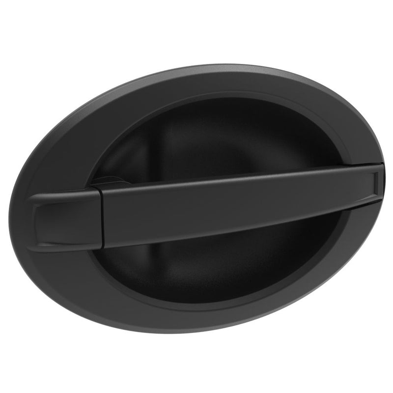 SOUTHCO Actuator, Single Point, Direct Pull, Flush Mount, Non-Locking, Nylon, Black [AC-11-101-11]