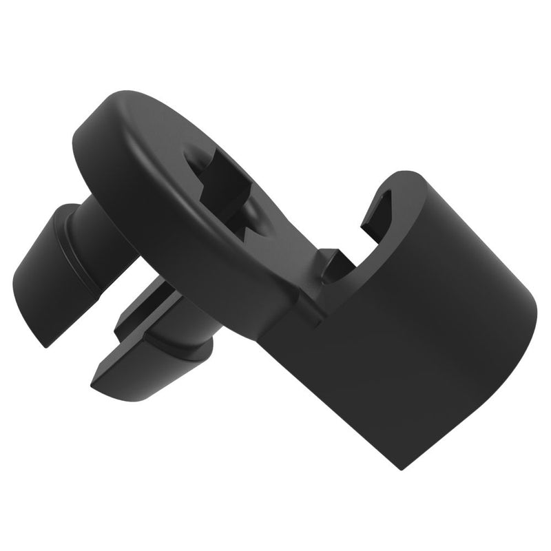SOUTHCO Cable Retaining Clip, Fits R4-75 Latches, Nylon, Black [AC-9BX-20-34]