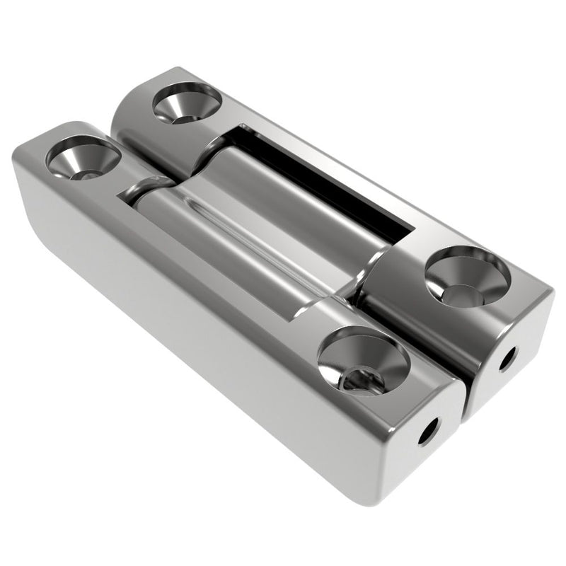 SOUTHCO Articulating Constant Torque Hinge, 0.6N⋅m Torque, Stainless Steel, Bright [AH-2E-1208A2-24]