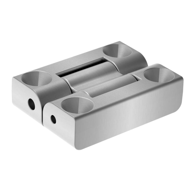 SOUTHCO Articulating Constant Torque Hinge, 16in.lb Torque, Aluminum Alloy, Silver [AH-2E-2016A2-70]
