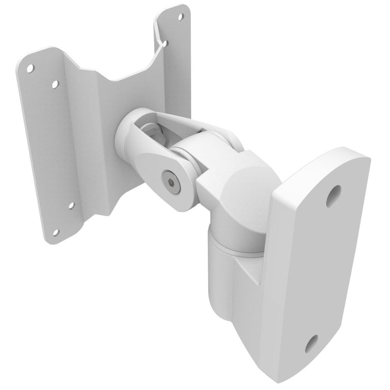 SOUTHCO Monitor Mount, Tilt & Swivel, Wall Mount, Aluminum Alloy, White [AV-B30-10K243-76]